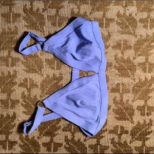 Powder Blue Bikini Top